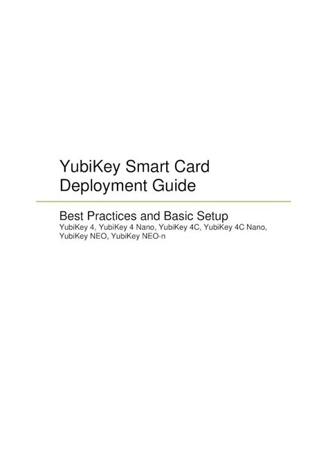 Smart Card Deployment: Manually Impo